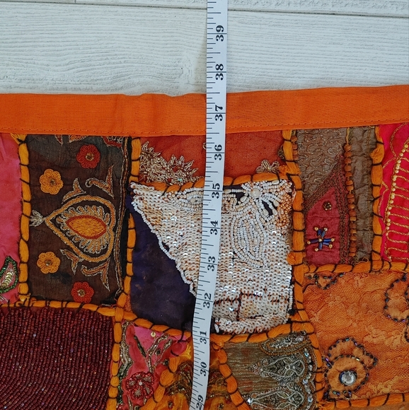 Colorful Wall Decor Hand Beaded Tapestry - Picture 12 of 14